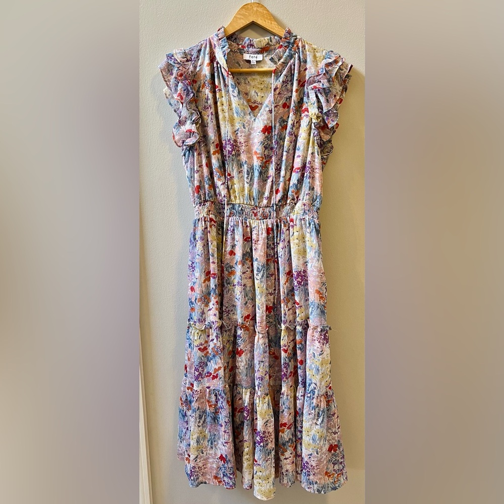 Fate Ruffled Tiered Sundress